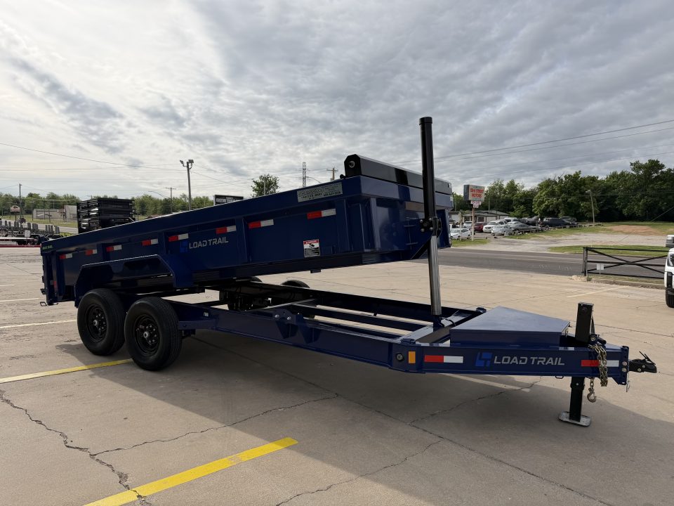 New #382875 2026 LOAD TRAIL DL 16 X 83 TANDEM AXLE 14K BUMPER PULL DUMP W/ 2' SIDES & TELESCOPIC CYLINDER