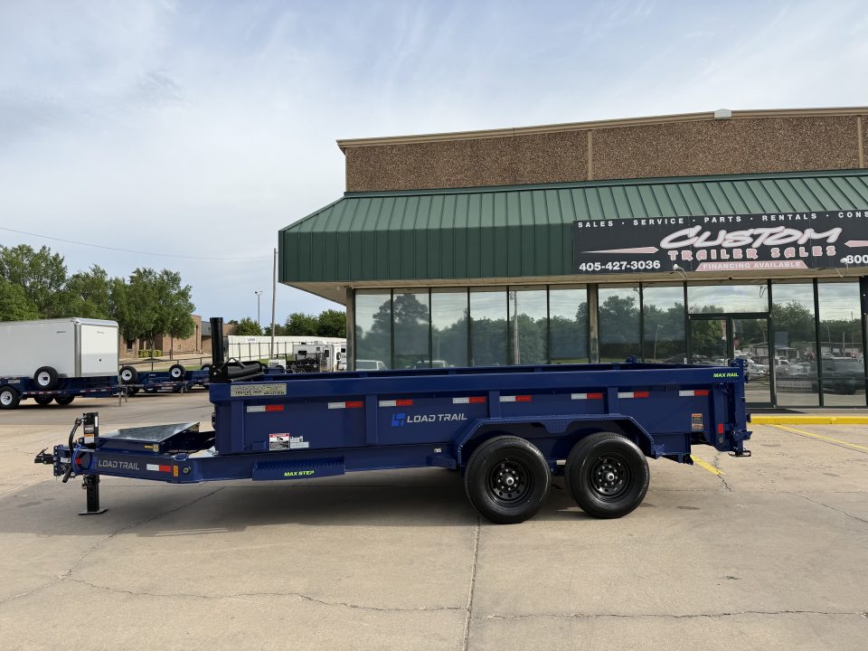 New #382875 2026 LOAD TRAIL DL 16 X 83 TANDEM AXLE 14K BUMPER PULL DUMP W/ 2' SIDES & TELESCOPIC CYLINDER
