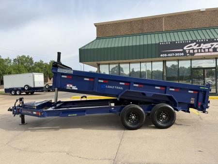 New #382875 2026 LOAD TRAIL DL 16 X 83 TANDEM AXLE 14K BUMPER PULL DUMP W/ 2' SIDES & TELESCOPIC CYLINDER