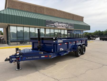 New #382875 2026 LOAD TRAIL DL 16 X 83 TANDEM AXLE 14K BUMPER PULL DUMP W/ 2' SIDES & TELESCOPIC CYLINDER