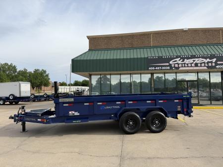New #382875 2026 LOAD TRAIL DL 16 X 83 TANDEM AXLE 14K BUMPER PULL DUMP W/ 2' SIDES & TELESCOPIC CYLINDER