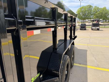 New #382487 2026 LOAD TRAIL DL 14 X 83 TANDEM AXLE LOW PRO 14K HIGH SIDE BUMPER PULL DUMP W/ 7 GAUGE FLOOR