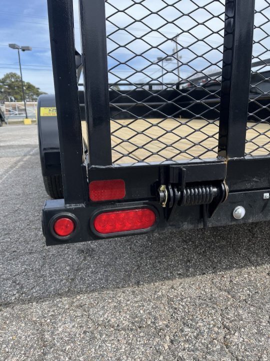 New 2026 Big Tex Trailers 16' 70TV w/' Solid Sides & 4' Gate Utility Trailer