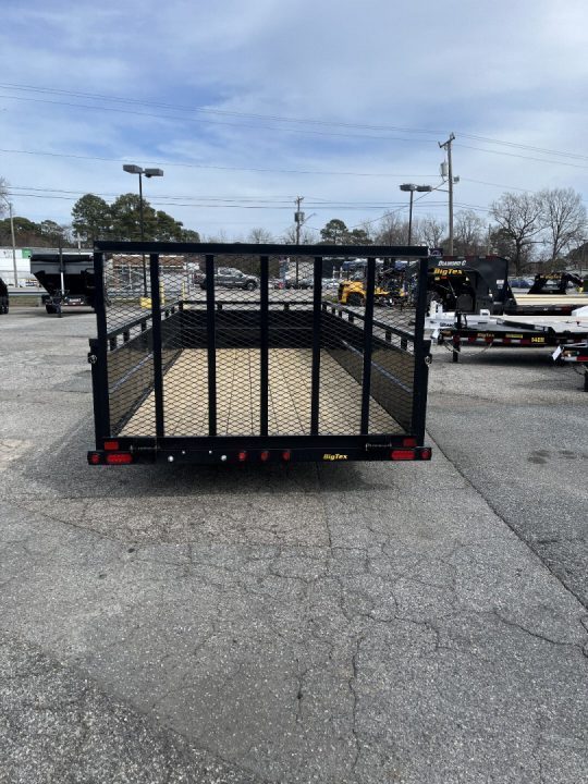 New 2026 Big Tex Trailers 16' 70TV w/' Solid Sides & 4' Gate Utility Trailer