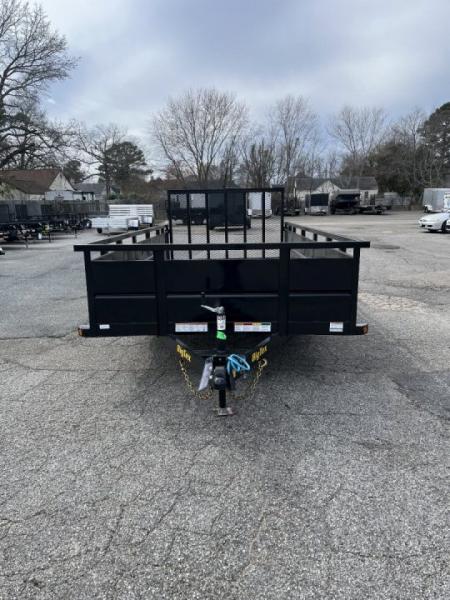 New 2026 Big Tex Trailers 16' 70TV w/' Solid Sides & 4' Gate Utility Trailer