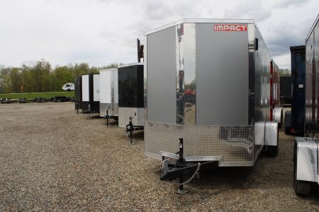 New 2026 Impact Trailers 6' X 12' R WITH 7' INTERIOR HEIGHT STOCK ID 53212 Cargo / Enclosed Trailer