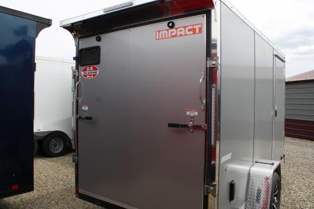 New 2026 Impact Trailers 6' X 12' R WITH 7' INTERIOR HEIGHT STOCK ID 53212 Cargo / Enclosed Trailer
