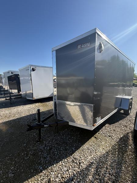 New 2026 CARGO MATE ENCLOSED EHW614SA-24 6X14 SA RAMP DOOR (GVW:2990) CHARCOAL