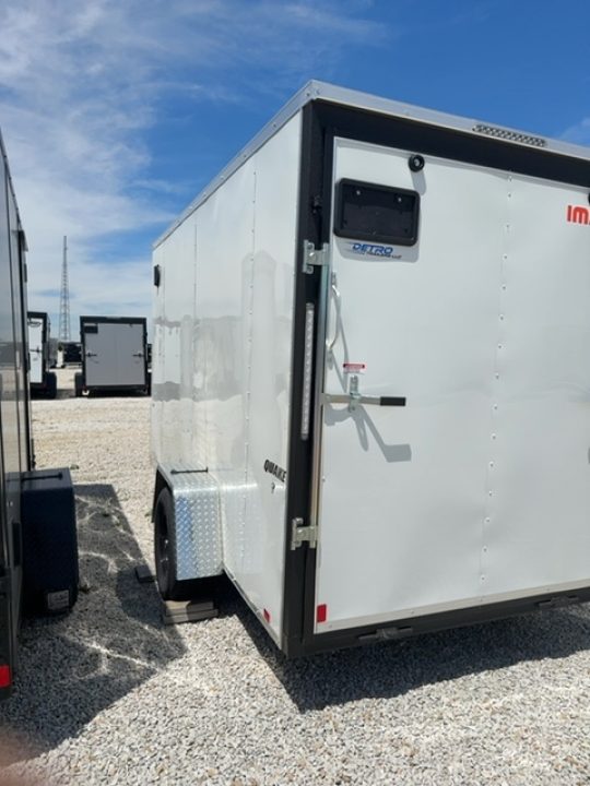 New 2026 Impact Trailers Quake 6x12 3K Ramp Door V-Nose