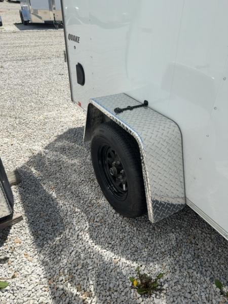 New 2026 Impact Trailers Quake 6x12 3K Ramp Door V-Nose
