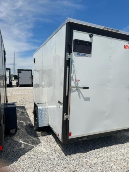 New 2026 Impact Trailers Quake 6x12 3K Ramp Door V-Nose