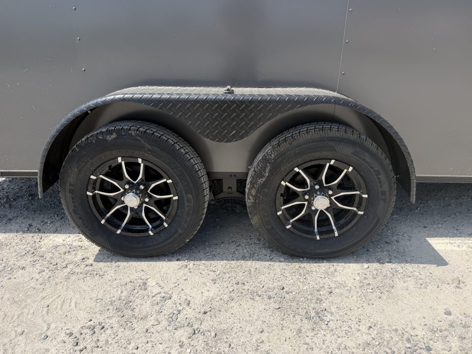 New 2026 Rock Solid Cargo 7'x16'x7' Cargo / Enclosed Trailer Black Out Package