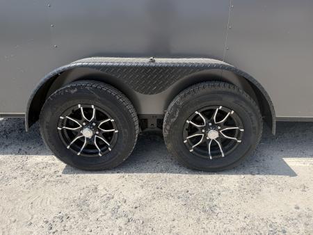 New 2026 Rock Solid Cargo 7'x16'x7' Cargo / Enclosed Trailer Black Out Package