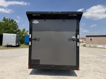 New 2026 Rock Solid Cargo 7'x16'x7' Cargo / Enclosed Trailer Black Out Package
