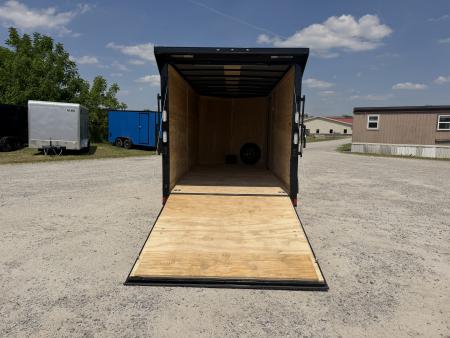 New 2026 Rock Solid Cargo 7'x16'x7' Cargo / Enclosed Trailer Black Out Package