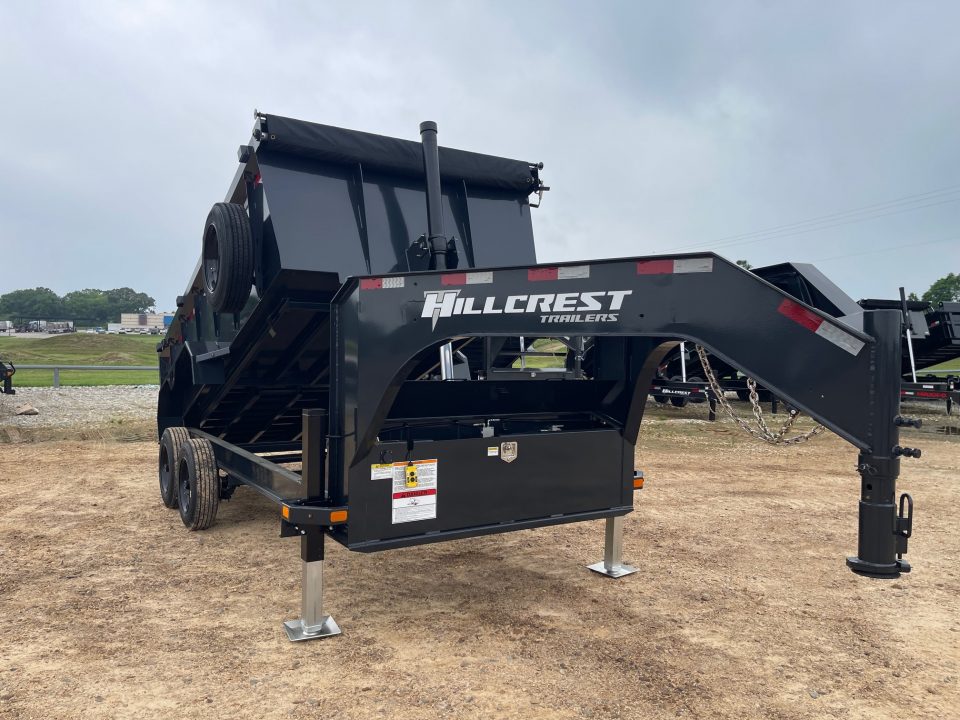 New 2026 Hillcrest Trailers 176714SGDH Dump Trailer