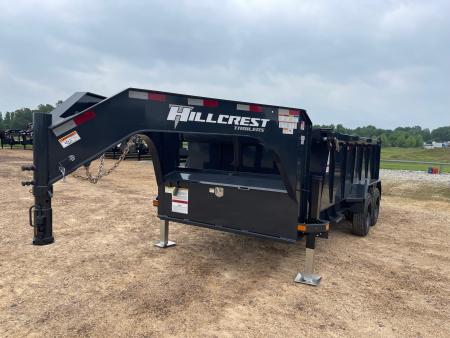 New 2026 Hillcrest Trailers 176714SGDH Dump Trailer