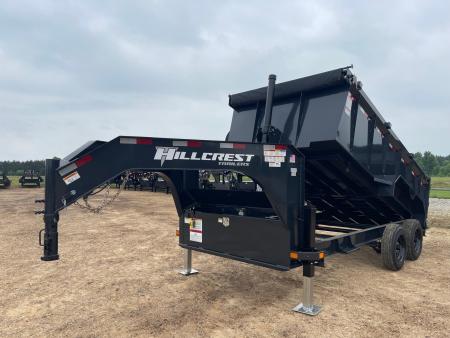 New 2026 Hillcrest Trailers 176714SGDH Dump Trailer