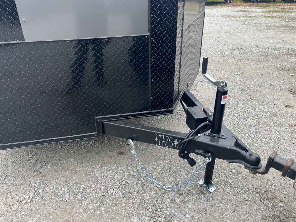 New 2026 Rock Solid Cargo 7' x 14' Cargo / Enclosed Trailer Black Out Package