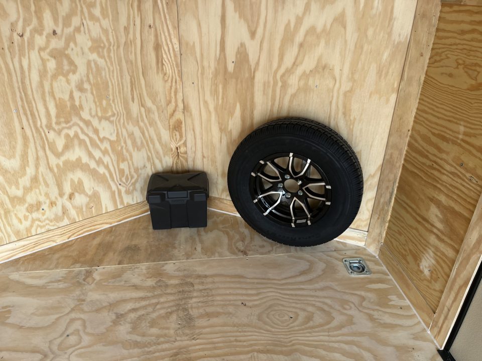 New 2026 Rock Solid Cargo 7' x 14' Cargo / Enclosed Trailer Black Out Package