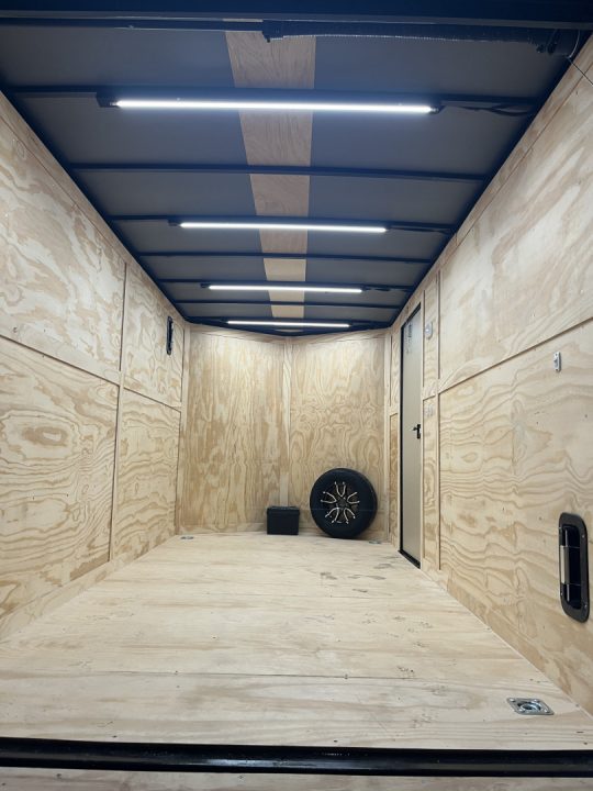 New 2026 Rock Solid Cargo 7' x 14' Cargo / Enclosed Trailer Black Out Package