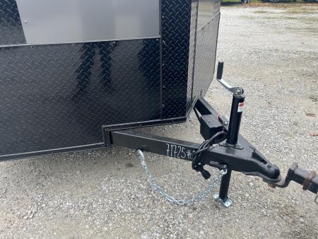 New 2026 Rock Solid Cargo 7' x 14' Cargo / Enclosed Trailer Black Out Package