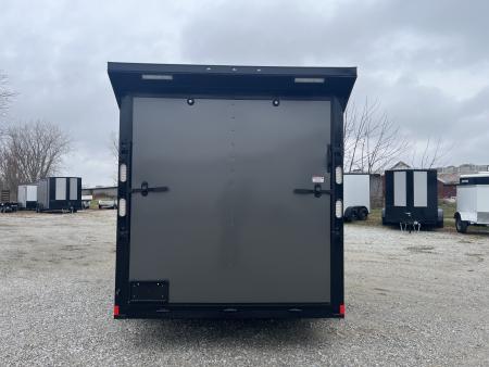 New 2026 Rock Solid Cargo 7' x 14' Cargo / Enclosed Trailer Black Out Package