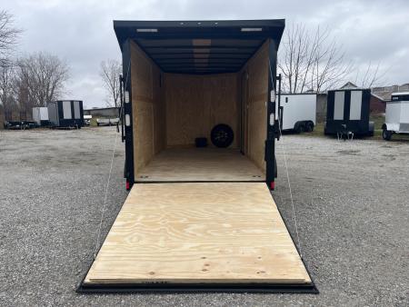 New 2026 Rock Solid Cargo 7' x 14' Cargo / Enclosed Trailer Black Out Package