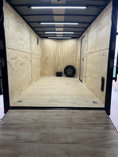 New 2026 Rock Solid Cargo 7' x 14' Cargo / Enclosed Trailer Black Out Package