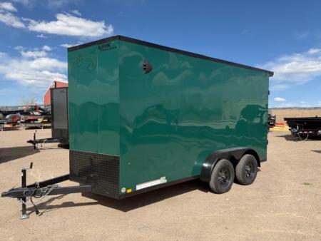 New 2026 LOOK TRAILERS-7x14- 7K- Green/Black out Package- See Upgrades
