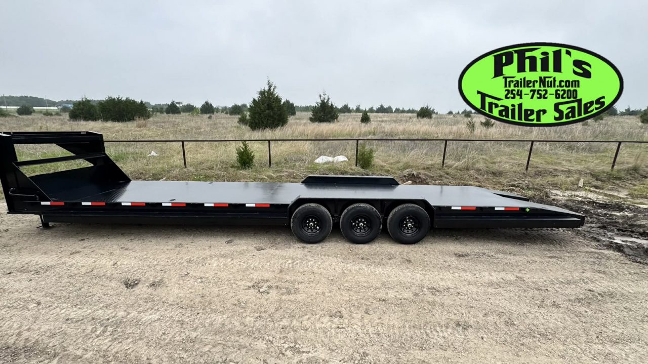 New 2026 Stanley Trailers 36' OPEN GOOSENECK CAR HAULER Equipment Trailer