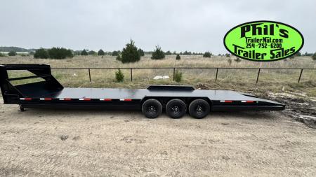 New 2026 Stanley Trailers 36' OPEN GOOSENECK CAR HAULER Equipment Trailer