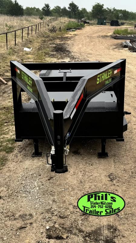 New 2026 Stanley Trailers 36' OPEN GOOSENECK CAR HAULER Equipment Trailer
