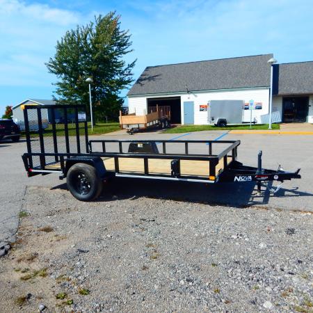 New 2026 Midsota 82x14 3k Nova Tube Top Utility Trailer