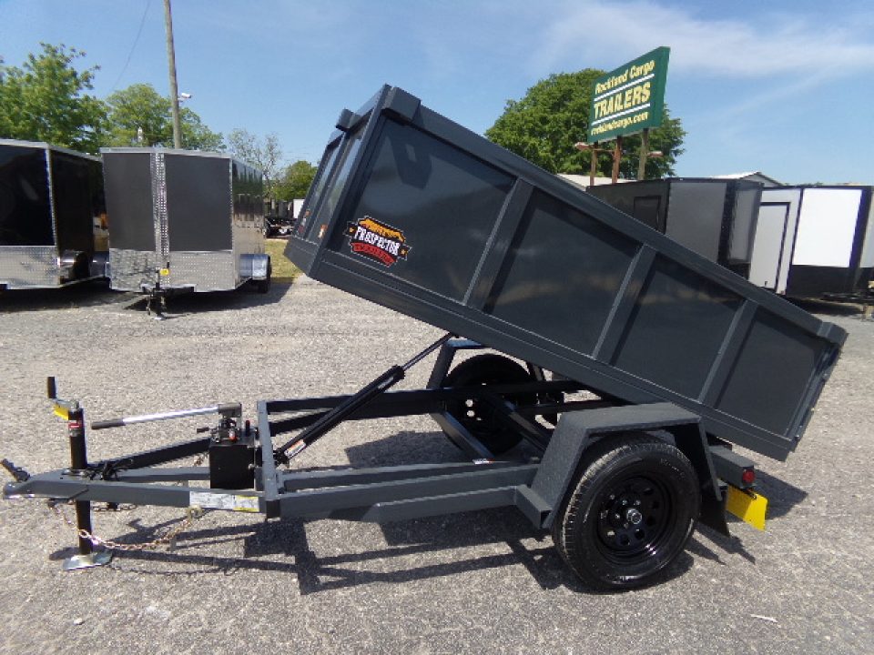 New 2026 Covered Wagon Trailers D-4X8X2X3 Dump Trailer