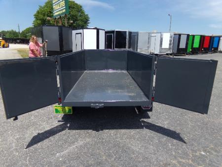 New 2026 Covered Wagon Trailers D-4X8X2X3 Dump Trailer