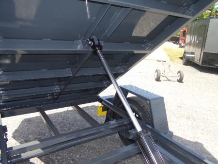 New 2026 Covered Wagon Trailers D-4X8X2X3 Dump Trailer