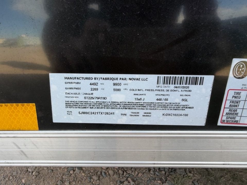 New 2026 LOOK TRAILERS 8.5x24 Car Hauler 10K- Enclosed Trailer- Black