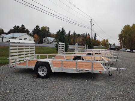 New 2027 Sport Haven 7'x14' Aluminum Tube Top Utility Trailer