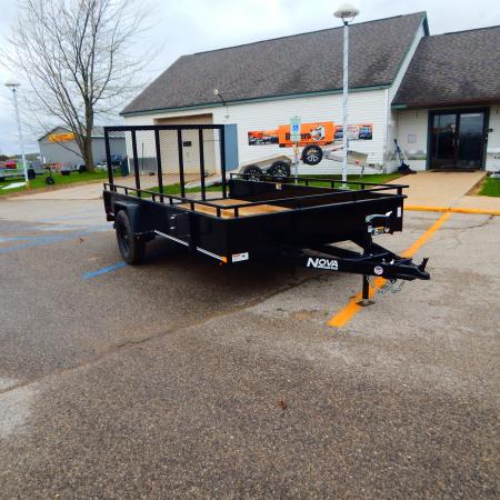 New 2026 Midsota 82x12 3k Steel High Side Utility Trailer