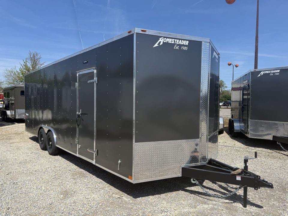 New 2026 Homesteader Trailer 8.5x20x7 Intrepid HD Car Hauler Package Cargo / Enclosed Trailer