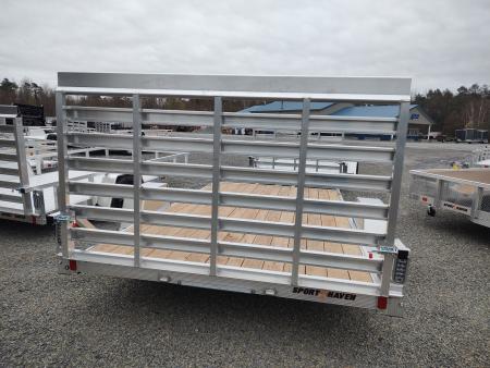 New 2026 Sport Haven AU712- 7'X12' Low Side Utility Trailer