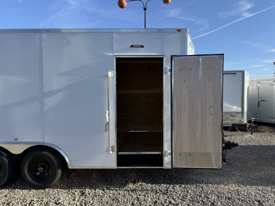 New 2026 Homesteader Trailer 8.5x16x7 Intrepid HD Swing Door Package Cargo / Enclosed Trailer