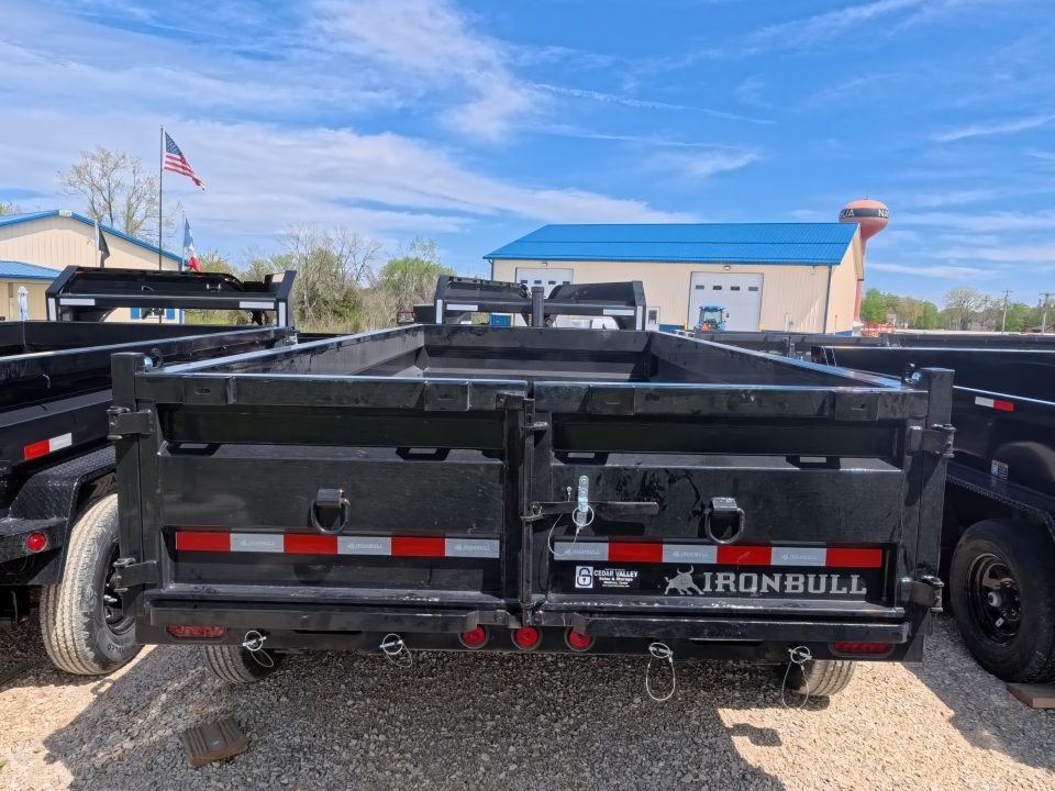New 2026 Iron Bull 83x16 DTG Dump Trailer Gooseneck with 3) 7K Axles, 3)Elec. Brakes F-Adj. Telescopic Cylinder, 10 Ply Tires