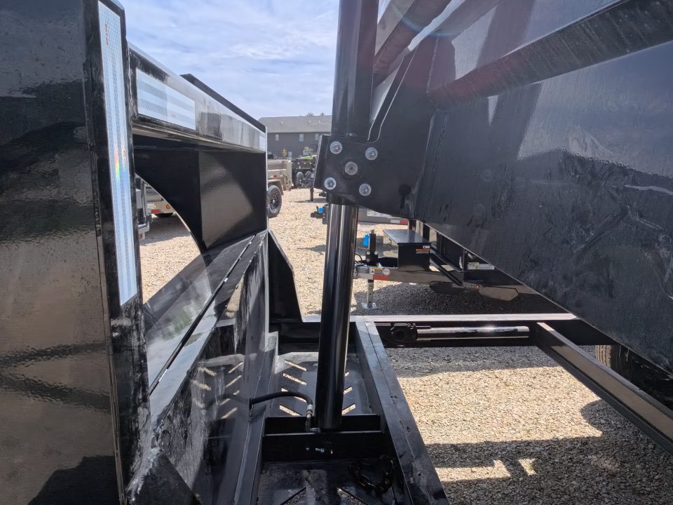 New 2026 Iron Bull 83x16 DTG Dump Trailer Gooseneck with 3) 7K Axles, 3)Elec. Brakes F-Adj. Telescopic Cylinder, 10 Ply Tires
