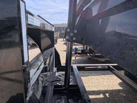 New 2026 Iron Bull 83x16 DTG Dump Trailer Gooseneck with 3) 7K Axles, 3)Elec. Brakes F-Adj. Telescopic Cylinder, 10 Ply Tires