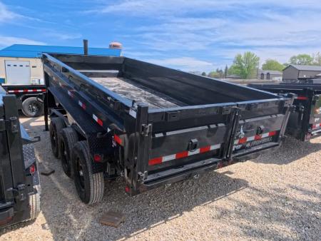 New 2026 Iron Bull 83x16 DTG Dump Trailer Gooseneck with 3) 7K Axles, 3)Elec. Brakes F-Adj. Telescopic Cylinder, 10 Ply Tires