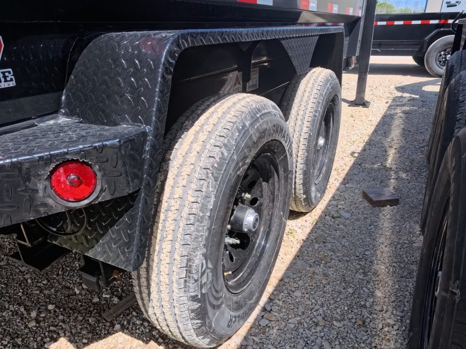 New 2026 Iron Bull 83x14 DTG Gooseneck Dump Trailer with 2)7K Straight Axles, 2) Elec. Brakes F-Adj., Hydraulic Jack , Solar Panel Charger