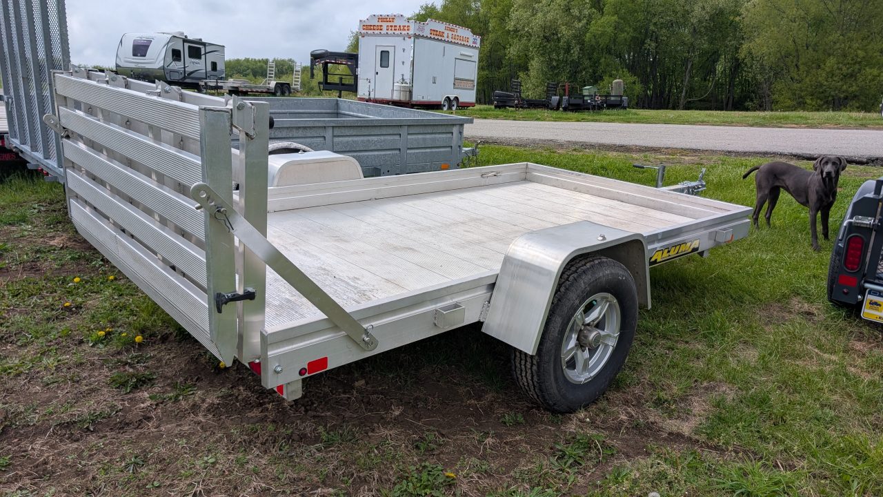 Used 2023 Aluma 5'8 x 10 HD Utility w/ Bi-Fold Gate