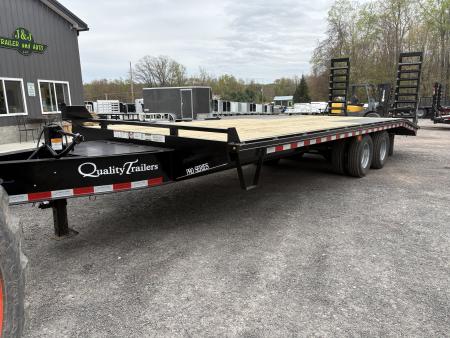 New 2026 Quality Trailers 25' 25K Dually Tandem Deckover Trailer